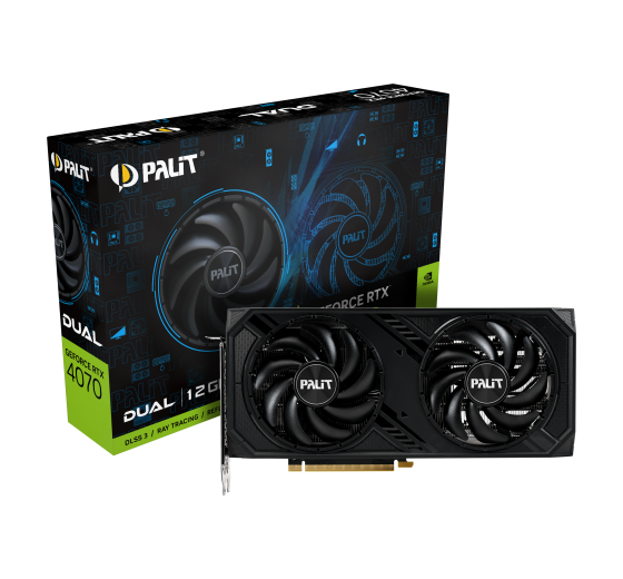 Palit GeForce RTX 4070 Dual 12GB (SKU NED4070019K9-1047D)