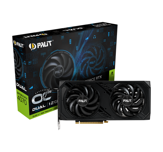 Palit GeForce RTX 4070 Dual OC 12GB (SKU NED4070S19K9-1047D)